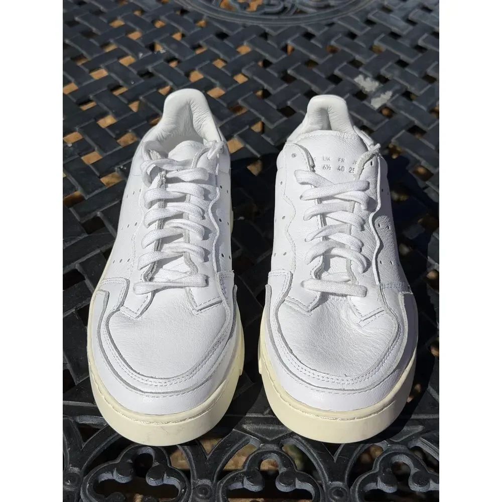 Adidas Men’s Super Court Off White Rare Luxe Classics Size 7 EE6325 NWOT